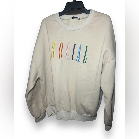 SHEIN SOCIAL SWEATER - Picture 1 of 3